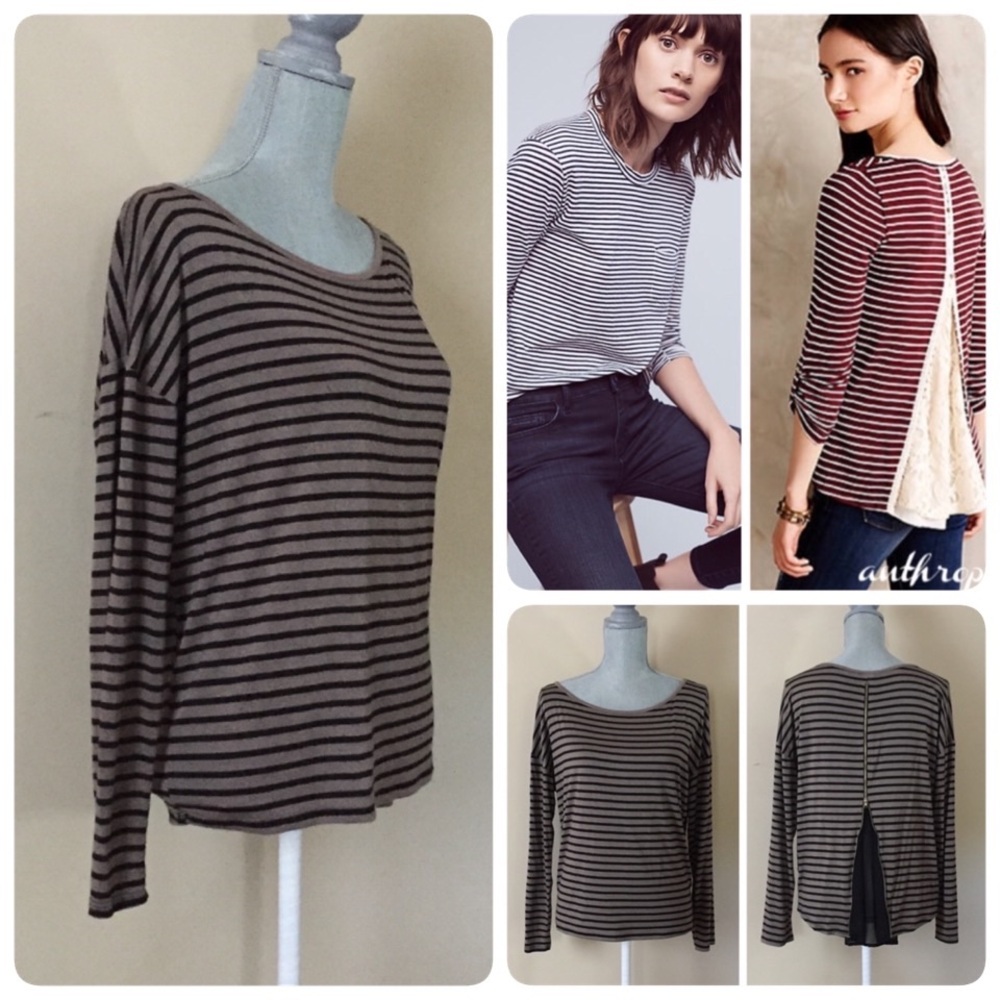 Anthropologie Paper Kite striped top